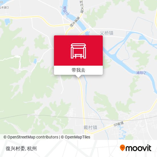 復兴村委地图