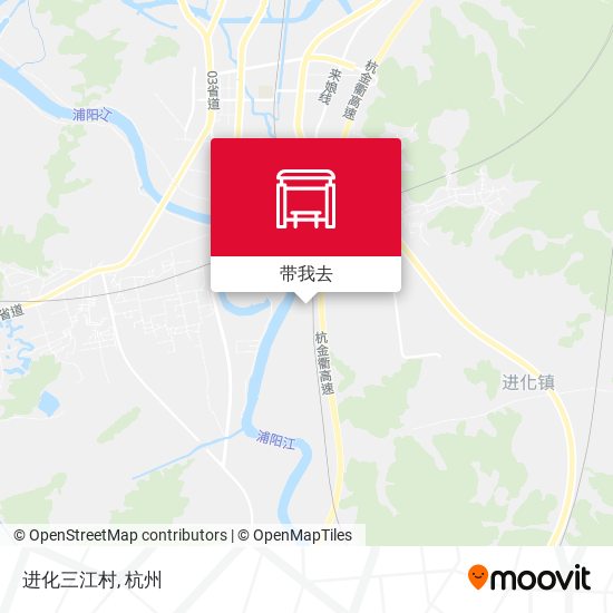 进化三江村地图