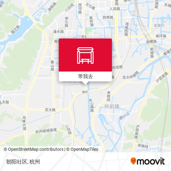 朝阳社区地图