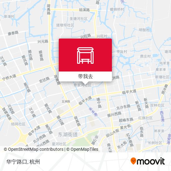 华宁路口地图