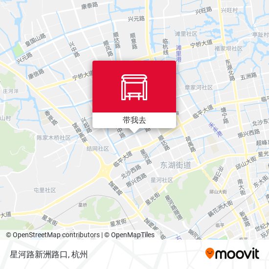 星河路新洲路口地图