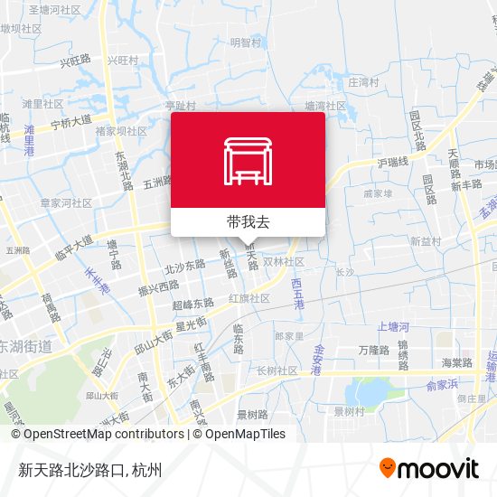 新天路北沙路口地图