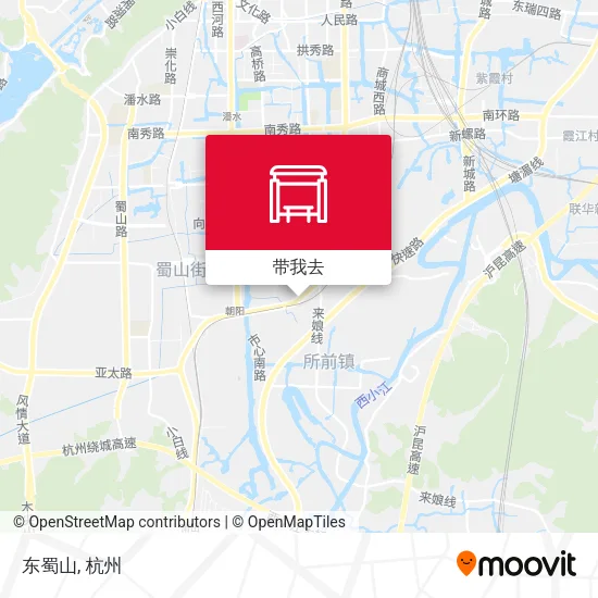 东蜀山地图