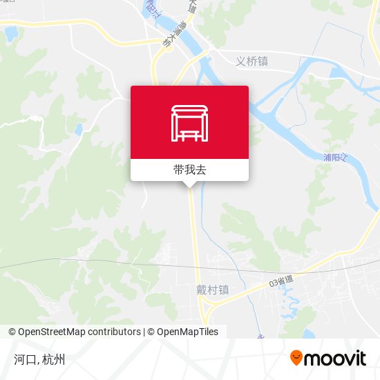 河口地图
