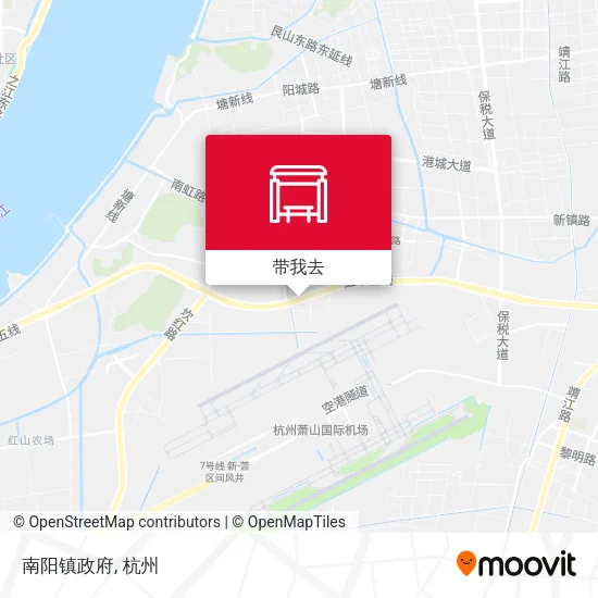 南阳镇政府地图