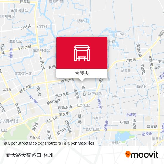 新天路天荷路口地图