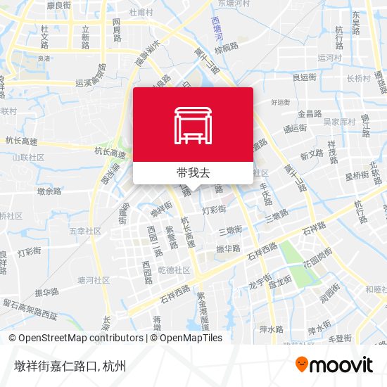 墩祥街嘉仁路口地图