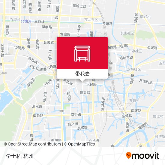 学士桥地图