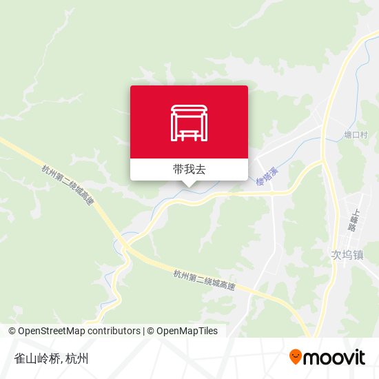 雀山岭桥地图