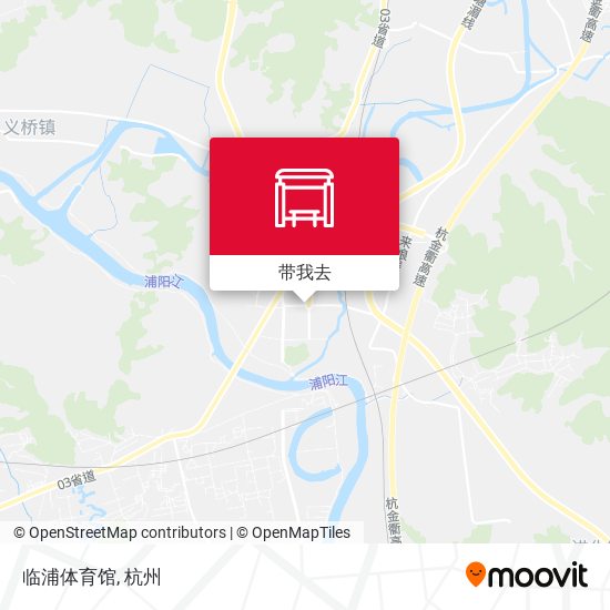 临浦体育馆地图