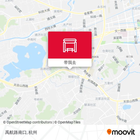 禹航路南口地图