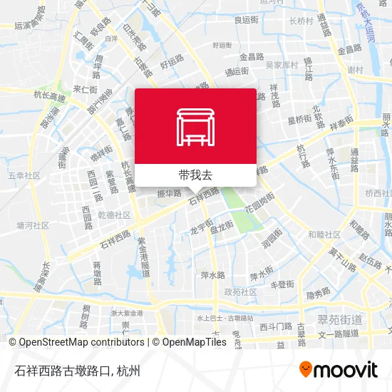 石祥西路古墩路口地图