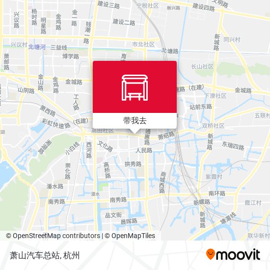 萧山汽车总站地图