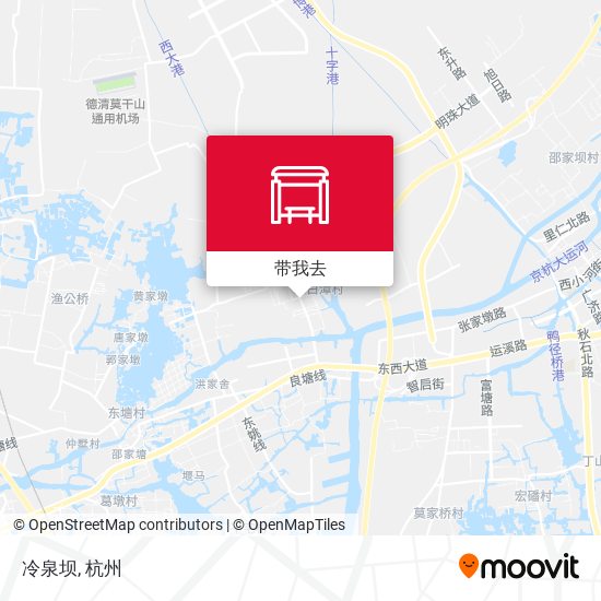 冷泉坝地图