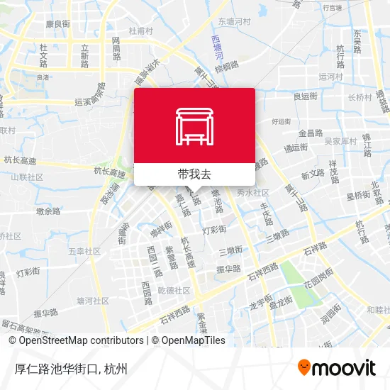 厚仁路池华街口地图