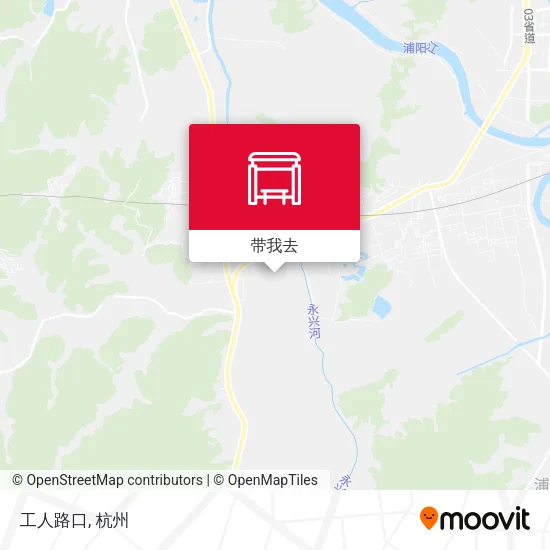 工人路口地图