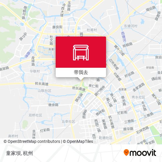 童家坝地图