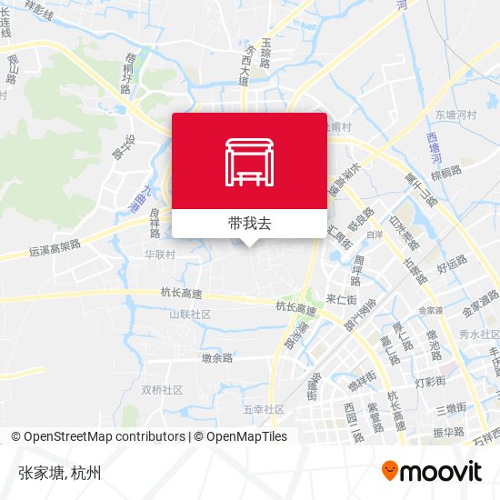 张家塘地图