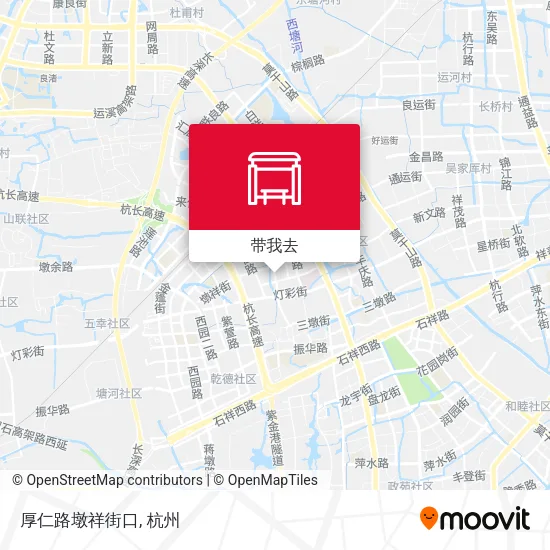 厚仁路墩祥街口地图
