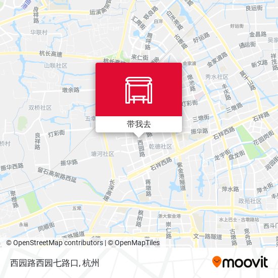 西园路西园七路口地图