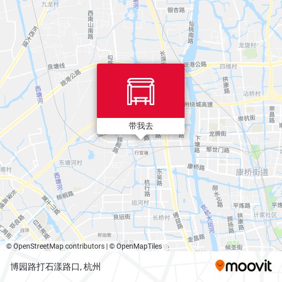 博园路打石漾路口地图