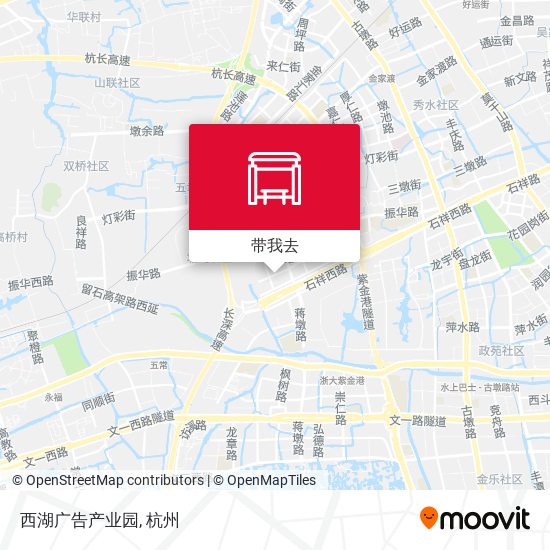 西湖广告产业园地图