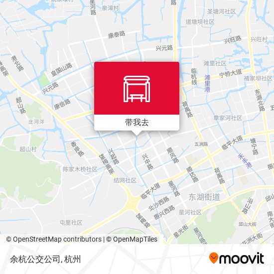 余杭公交公司地图