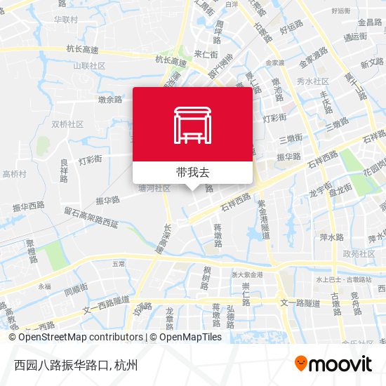 西园八路振华路口地图