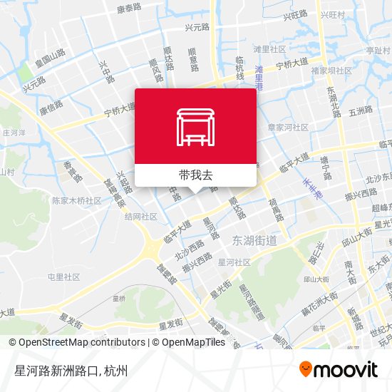 星河路新洲路口地图