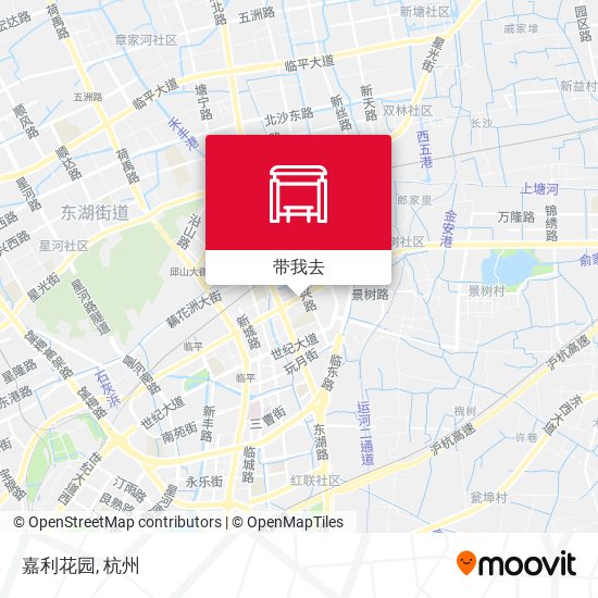 嘉利花园地图