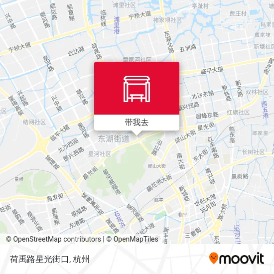 荷禹路星光街口地图