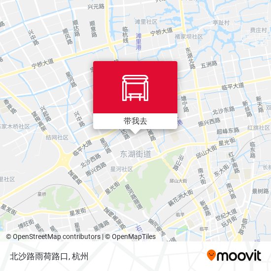 北沙路雨荷路口地图