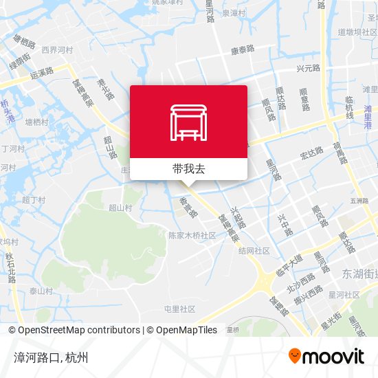 漳河路口地图