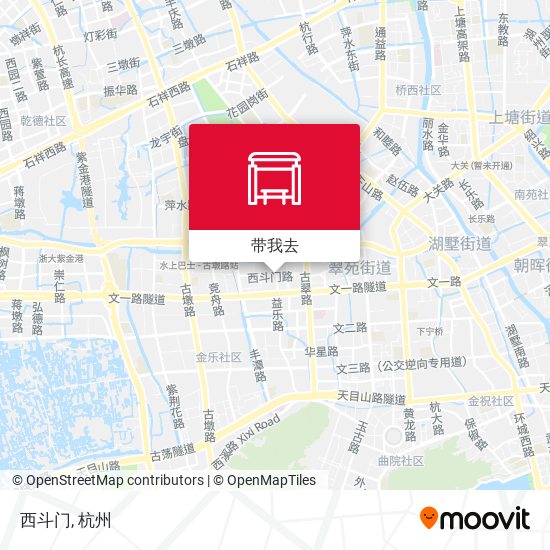 西斗门地图