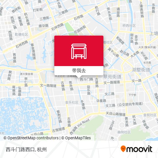 西斗门路西口地图