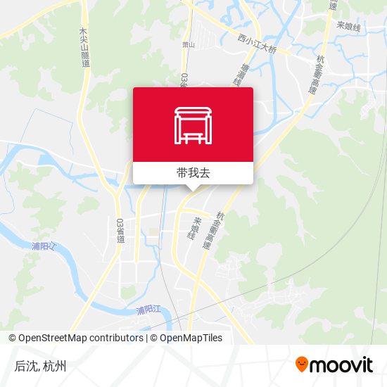 后沈地图