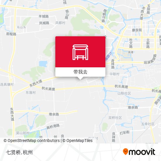 七贤桥地图