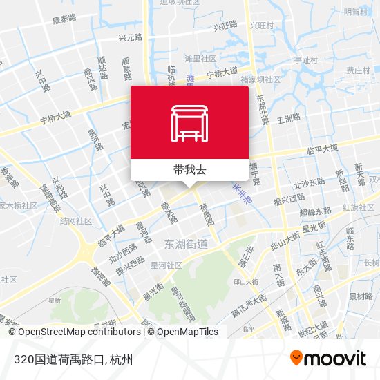 320国道荷禹路口地图