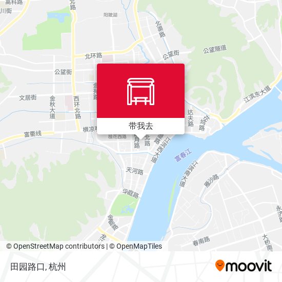 田园路口地图