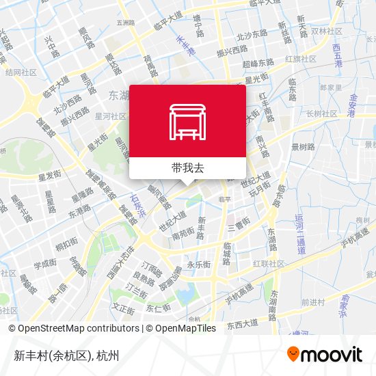 新丰村(余杭区)地图