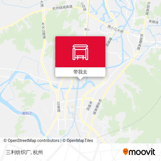 三利纺织厂地图