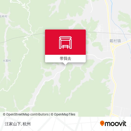汪家山下地图