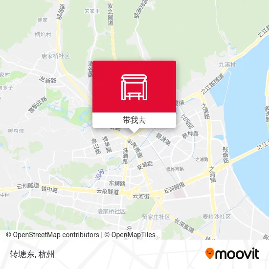转塘东地图