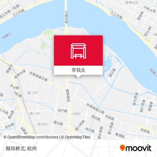 顺坝桥北地图