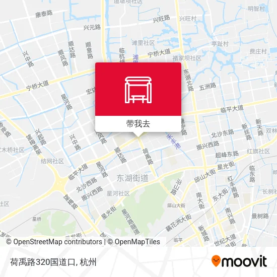 荷禹路320国道口地图