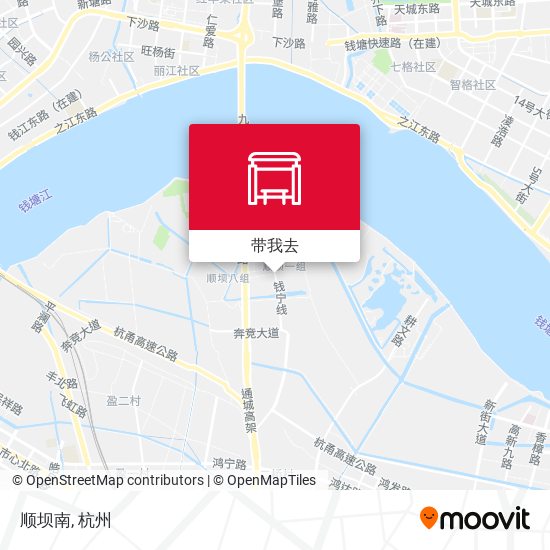 顺坝南地图