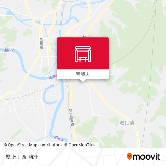 墅上王西地图
