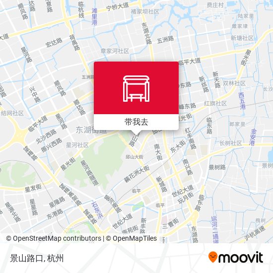 景山路口地图