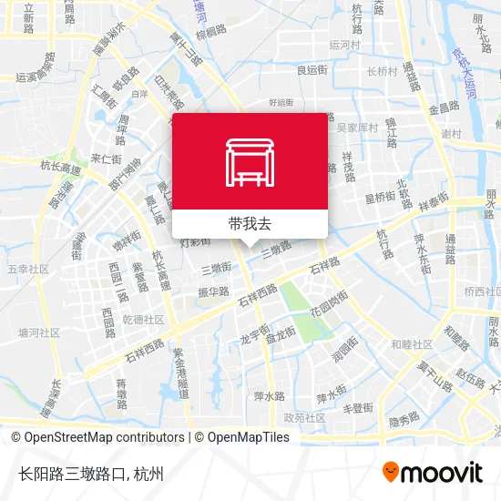 长阳路三墩路口地图