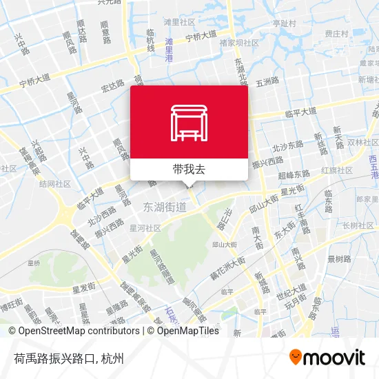 荷禹路振兴路口地图